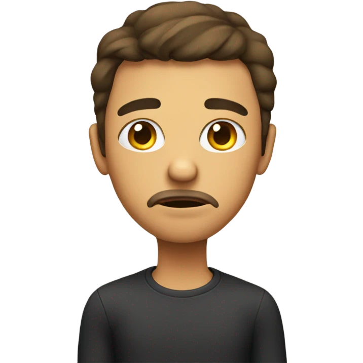 Person doing side eye emoji