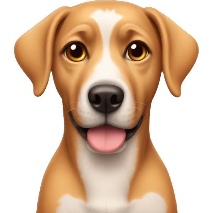 Dog with heart eyes emoji