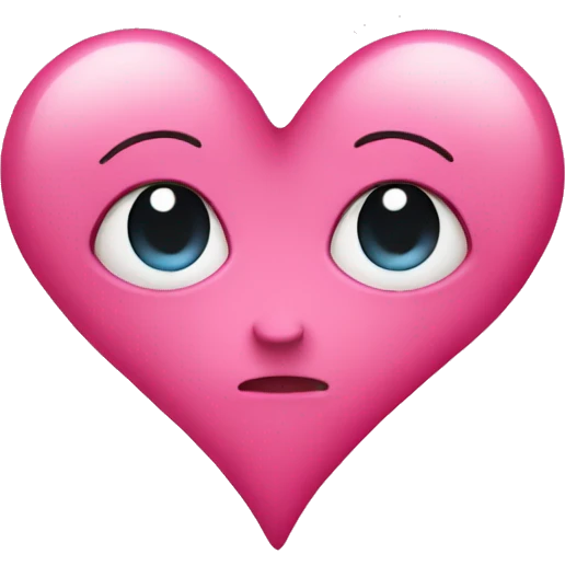 Pink heart  emoji