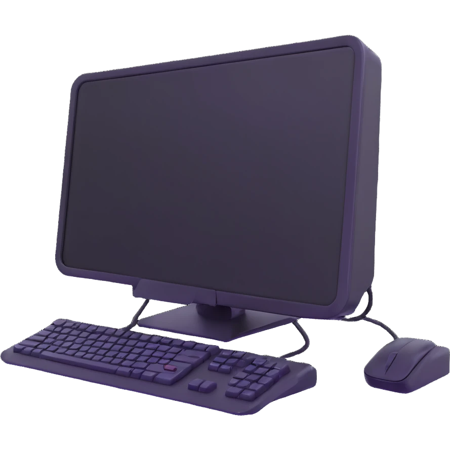 futuristic computer emoji