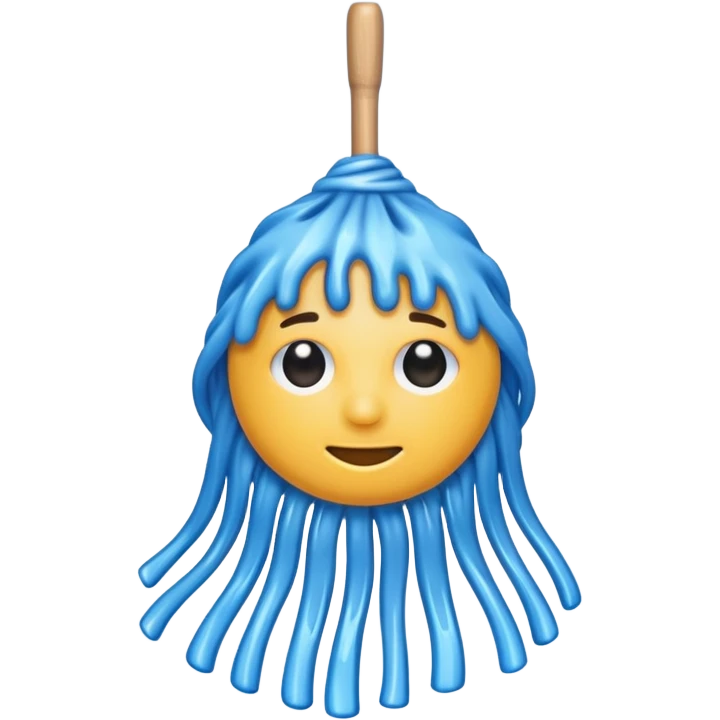 mop without smiley emoji
