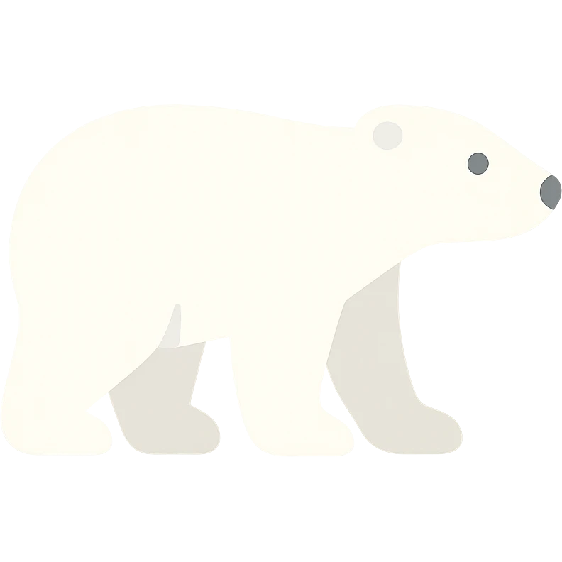 Polar bear emoji