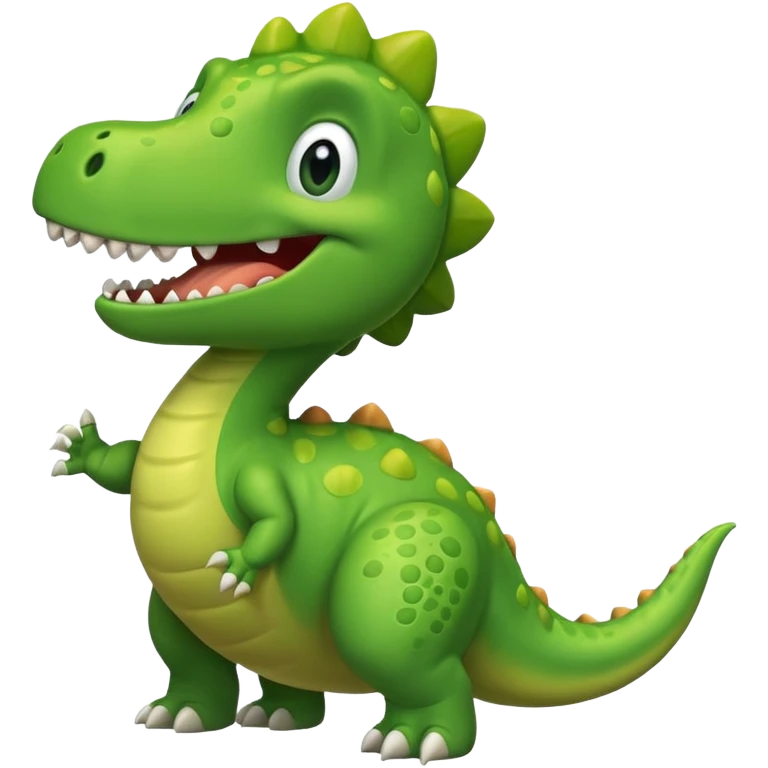 Farting dinosaur emoji
