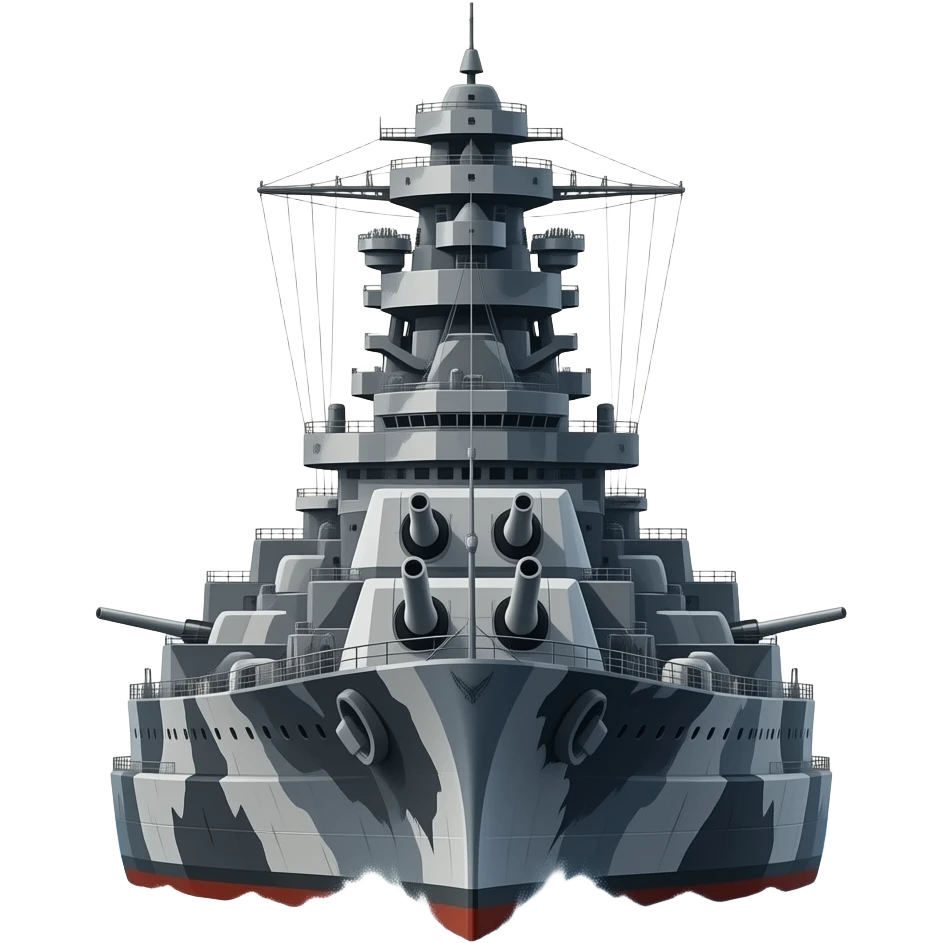 Bismarck battleship emoji