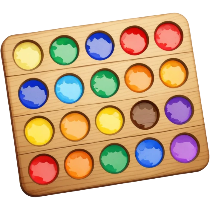 watercolor palette emoji