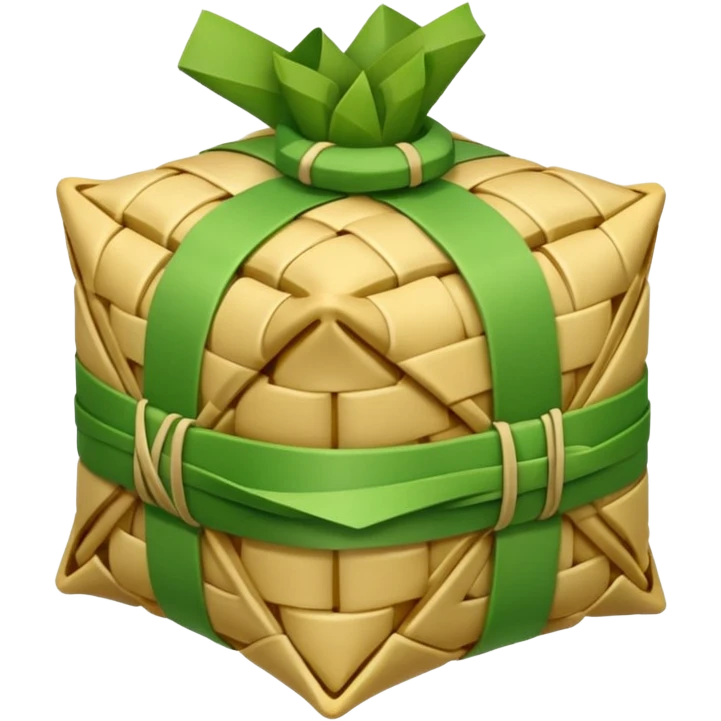 Ketupat rice emoji