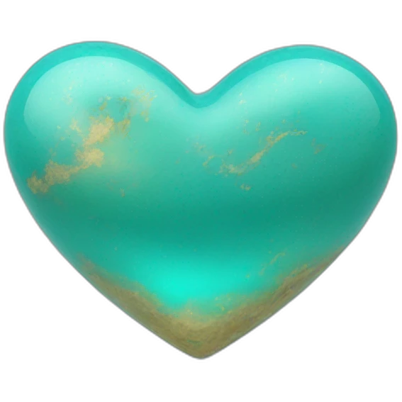Cœur turquoise emoji