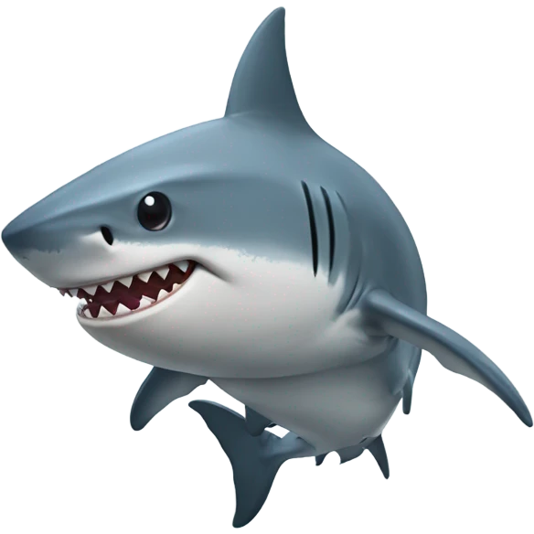 Shark wearing a hoodie emoji