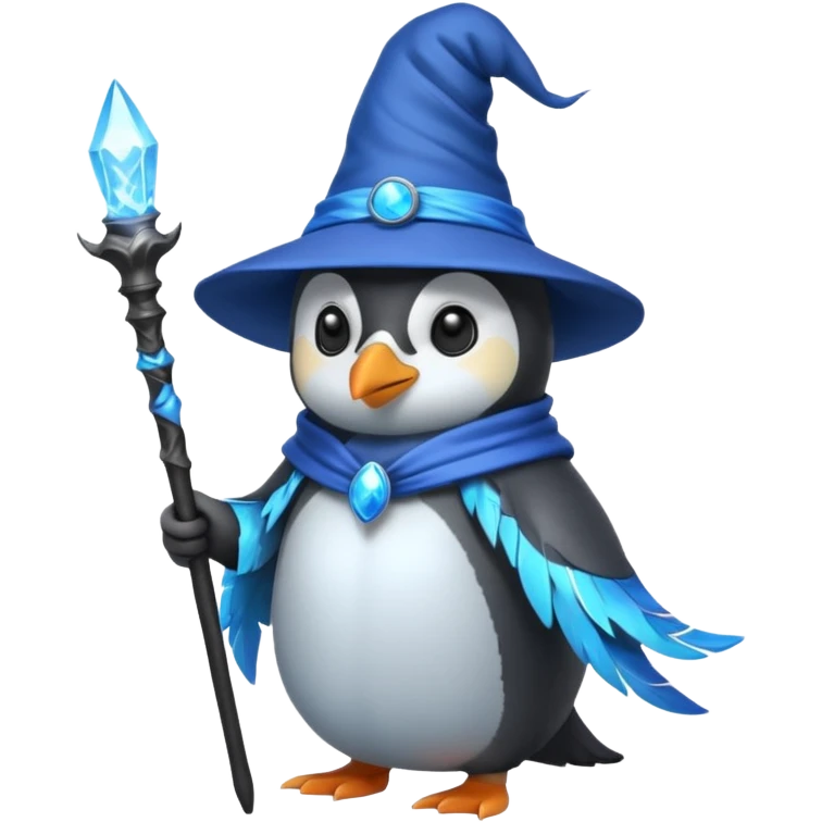 Penguin Wizard emoji