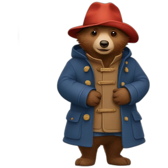 paddington bear emoji