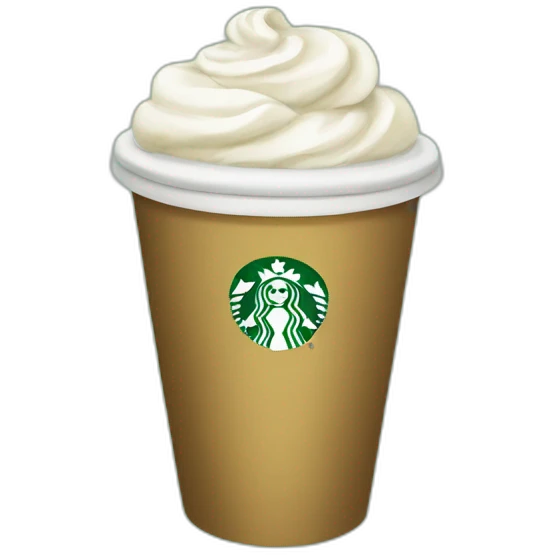 Starbucks cup emoji