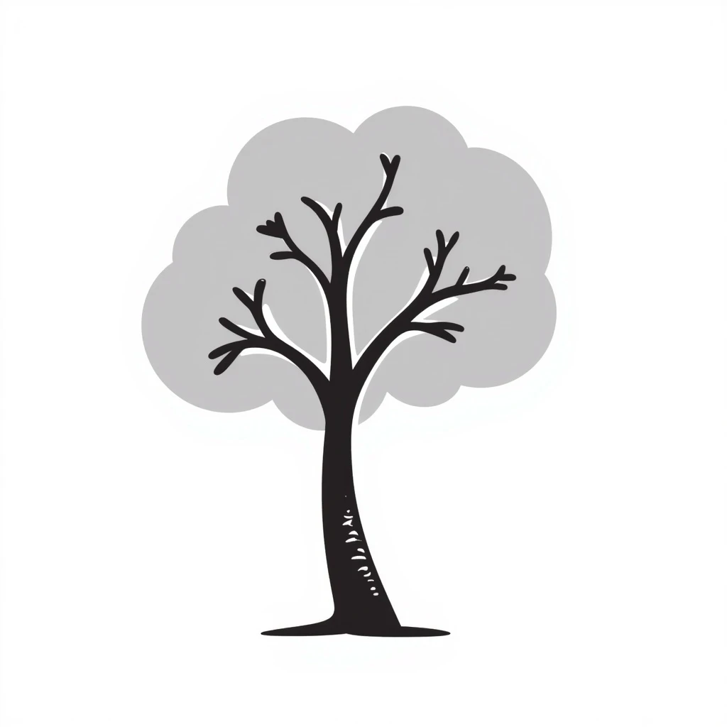 A simple tree emoji
