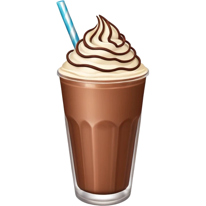 chocolate milk shake emoji