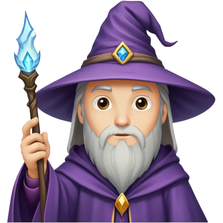 Wizard casting spells emoji