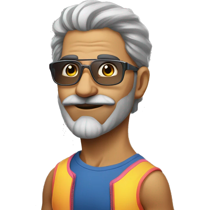 raver dad fitness persian  emoji