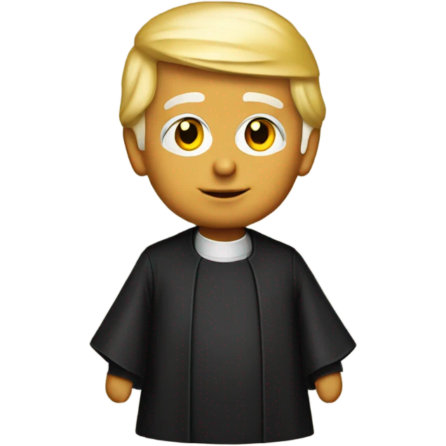 Donald Trump dressed as priest  emoji