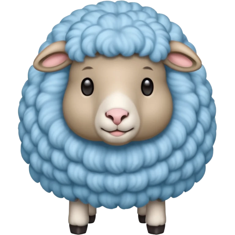 light blue sheep emoji