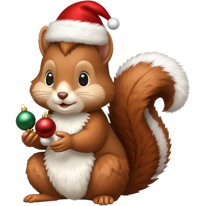 크리스마스 다람쥐 emoji