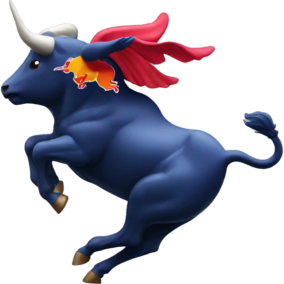 Red bull charging emoji