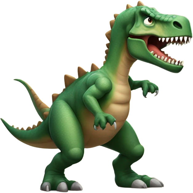 Dinosaur angry emoji