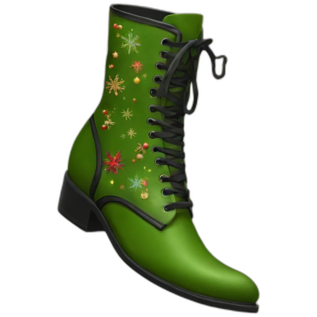 trebol-zapato-navida emoji