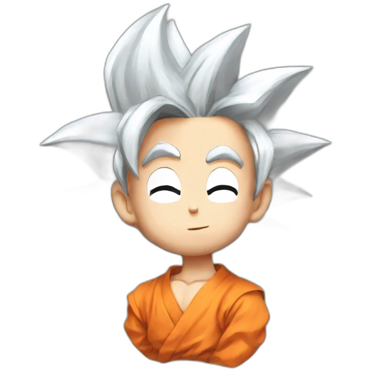 goku sending kiss emoji