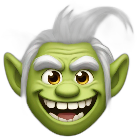 troll face, discord style emoji