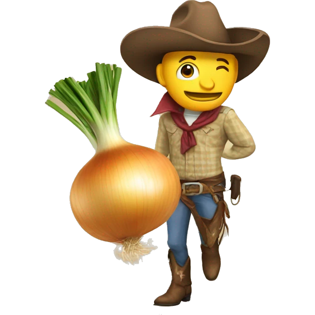 Onion Cowboy emoji