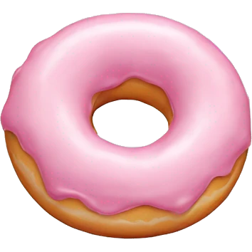 pale pink donut emoji