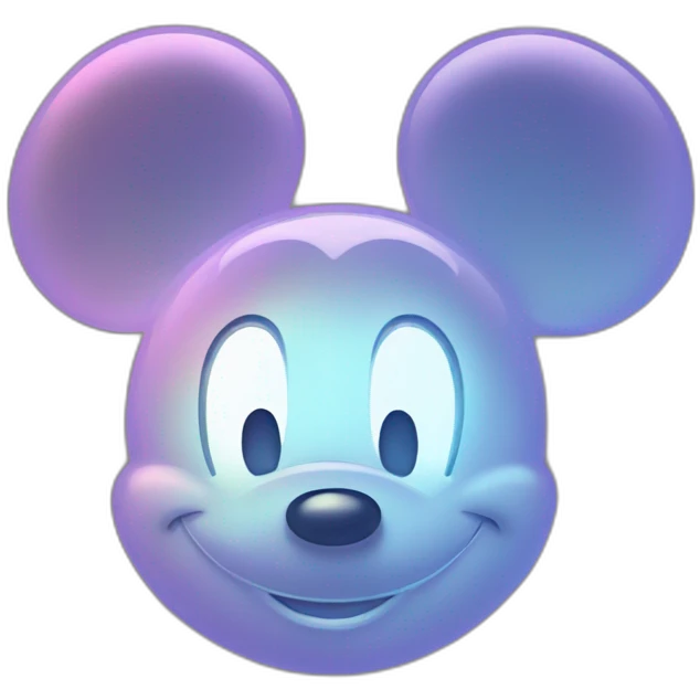 Mickey Mouse as a Hologram emoji