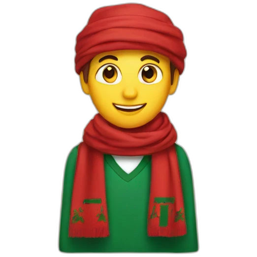 kingdom of jordan scarf emoji