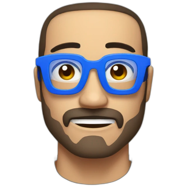 Combattant  MMA a lunette emoji
