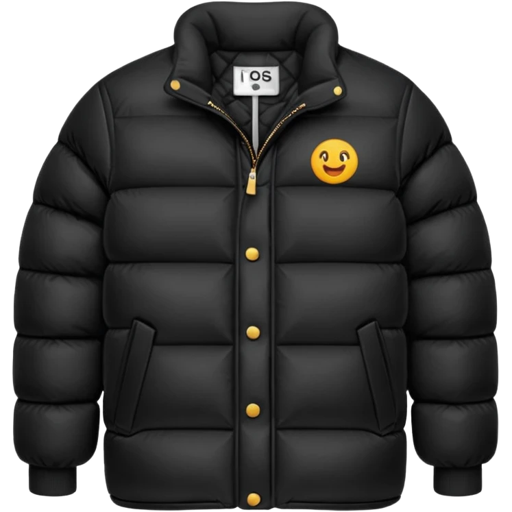 black puffer emoji