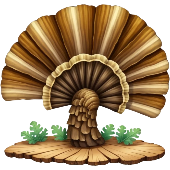 turkey tail mushroom emoji
