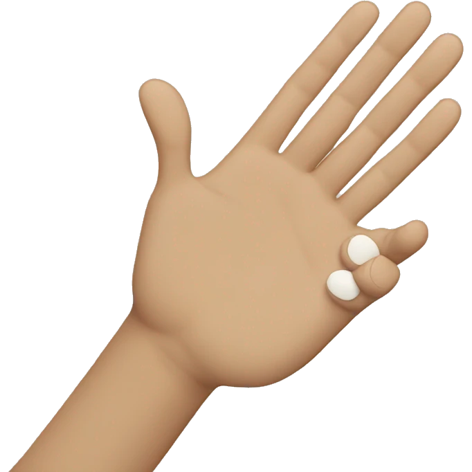 tan hand holding pale white hand emoji
