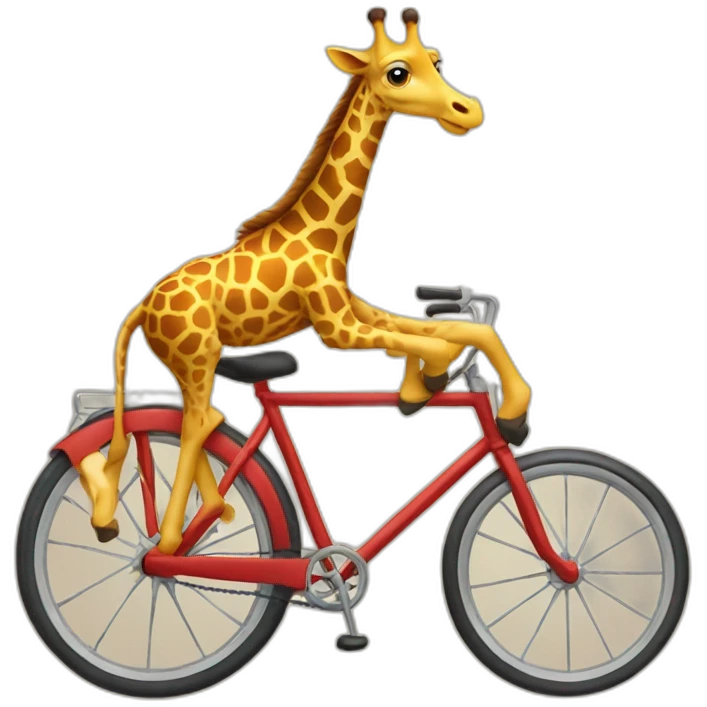 a-giraffe-on-a-bycycle emoji