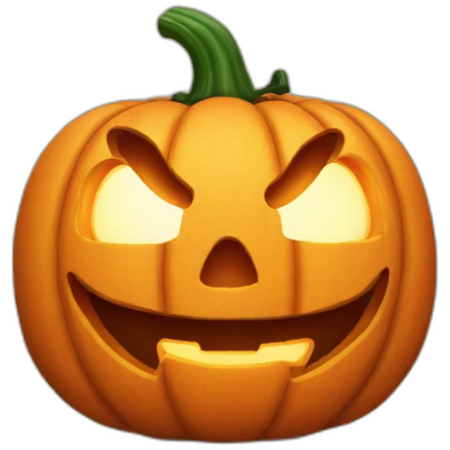 Jack o lantern emoji
