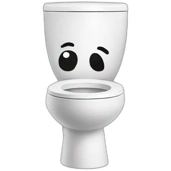 toilet-with-a-head emoji