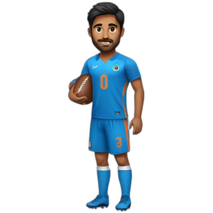 indian football player emoji