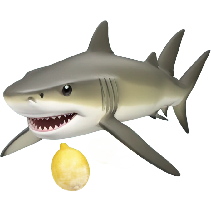 Lemon shark  emoji