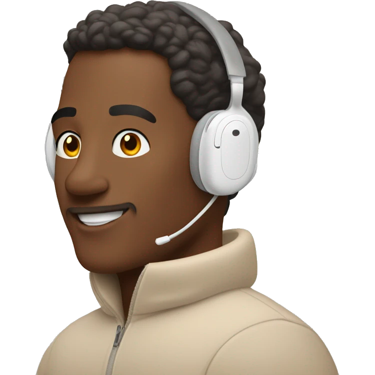 Beige AirPod max  emoji
