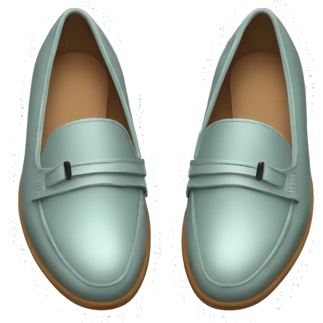 shoe like Prada loafers emoji