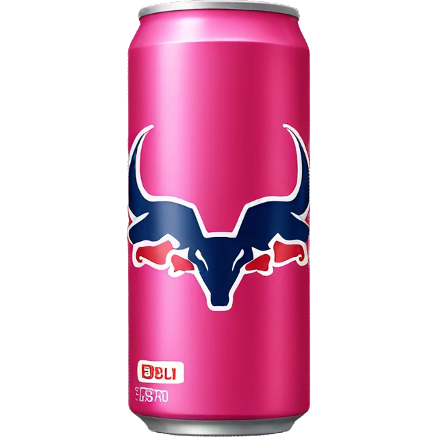 pink red-bull can emoji