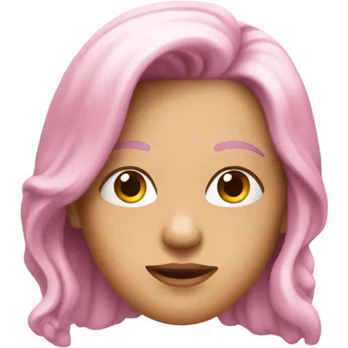 Pink  emoji