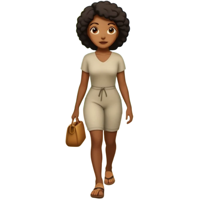 Forest Path Walker black woman emoji