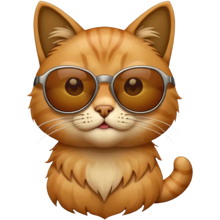 Cat wearing sunglasses emoji