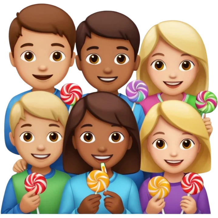 New year Candy children emoji