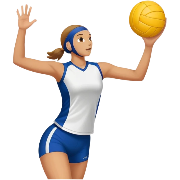Hitting volleyball emoji
