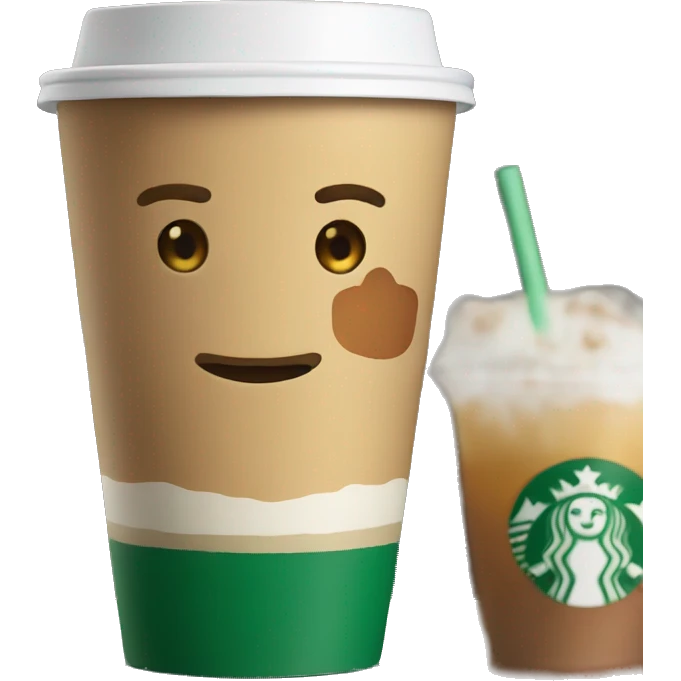 Starbucks cup emoji