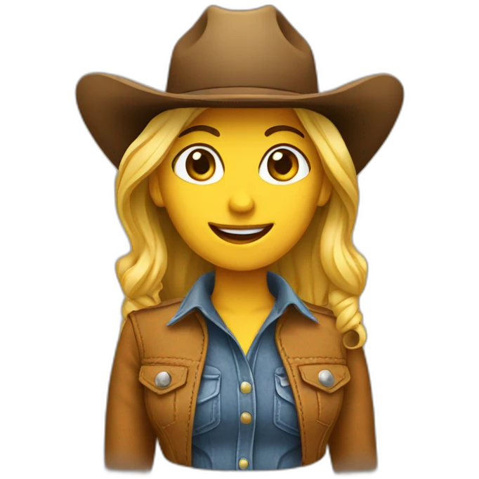 Cowgirl emoji